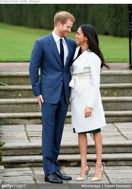 Prince Harry and Meghan Markle engagement announcement photo