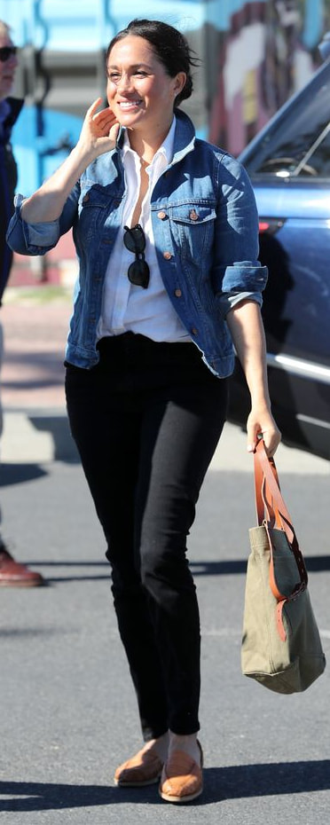 Madewell Jean Jacket in Pinter Wash as seen on Meghan Markle, the Duchess of Sussex
