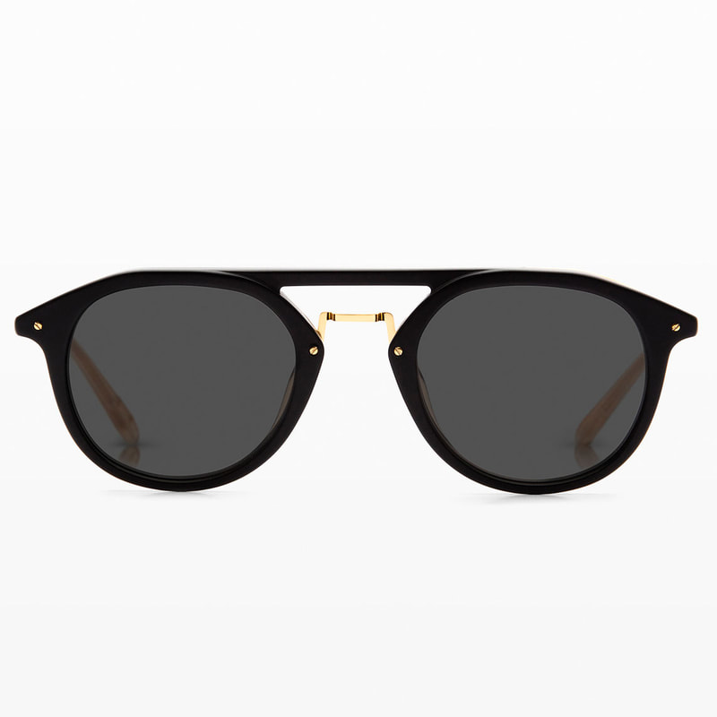 KREWE 'Gravier' Sunglasses in Black