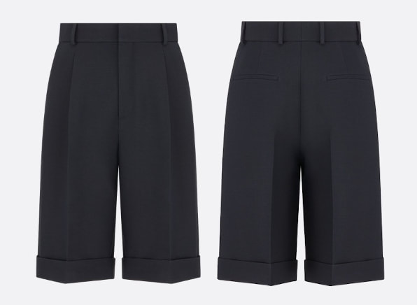 Christian Dior SS22 Bermuda Shorts in Navy