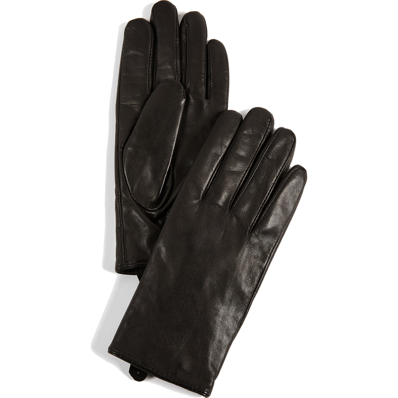 Club Monaco 'Claudia' Black Tech Leather Gloves