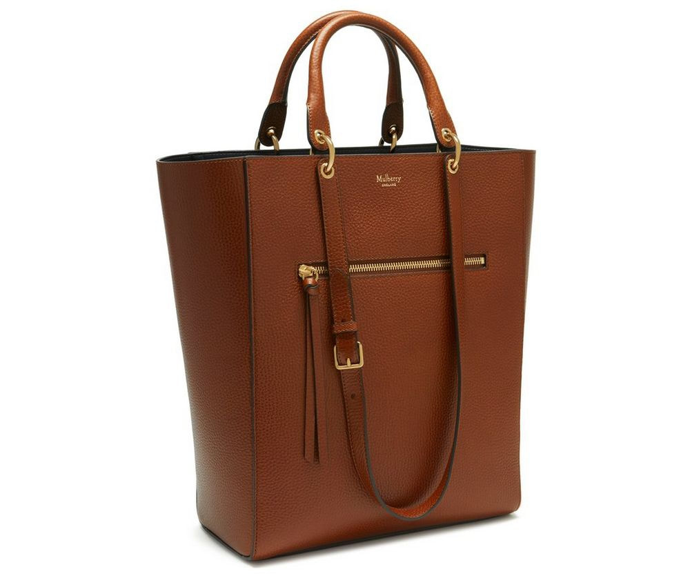 Mulberry 'Maple' in Oak Natural Grain Leather
