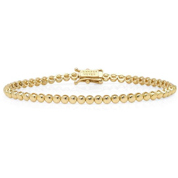 Jennifer Meyer gold mini bezel tennis bracelet