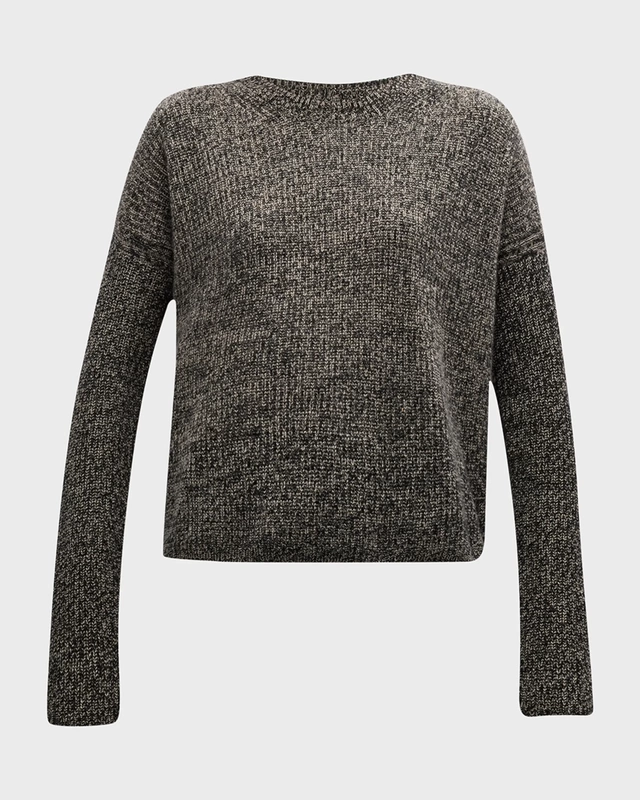 La Ligne Mini Toujours Sweater in Marled Black/Tan