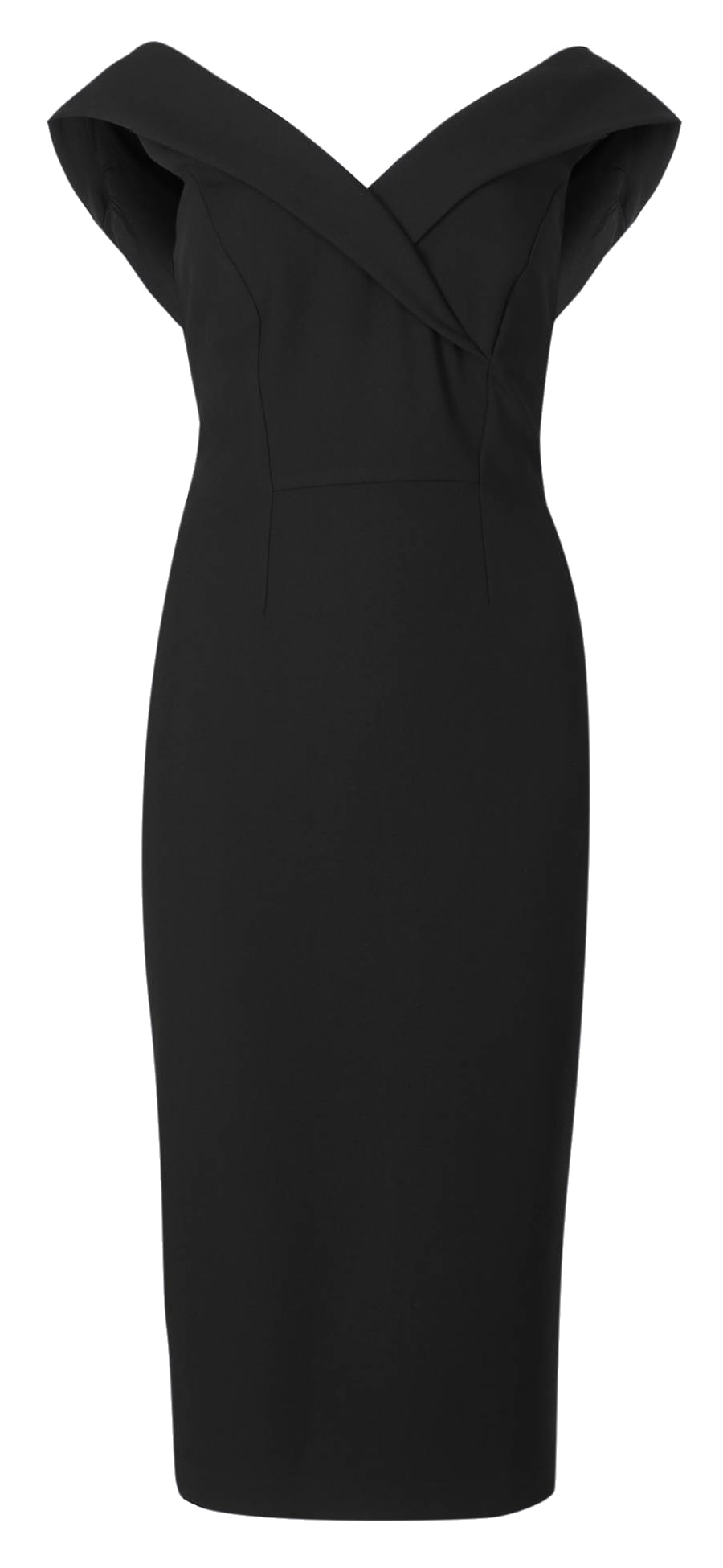 M&S Collection Black Double Crepe Bodycon Dress