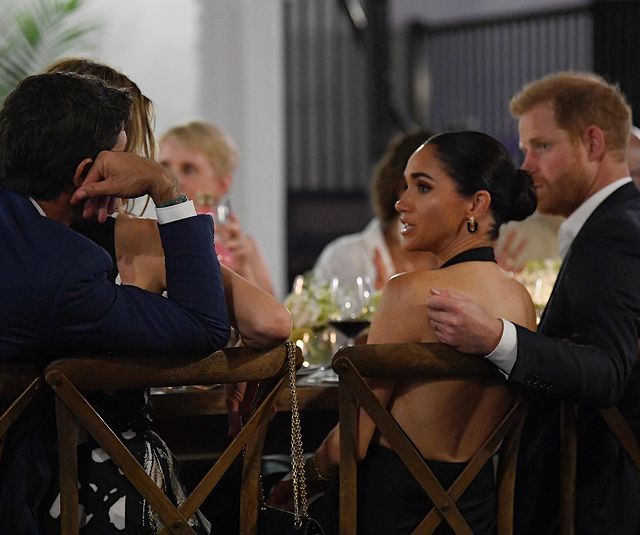 Meghan Markle and Prince Harry attend the Sentebale ‘Potential is Waiting’ panel discussion and seated dinner in Wellington, Florida in April 2024