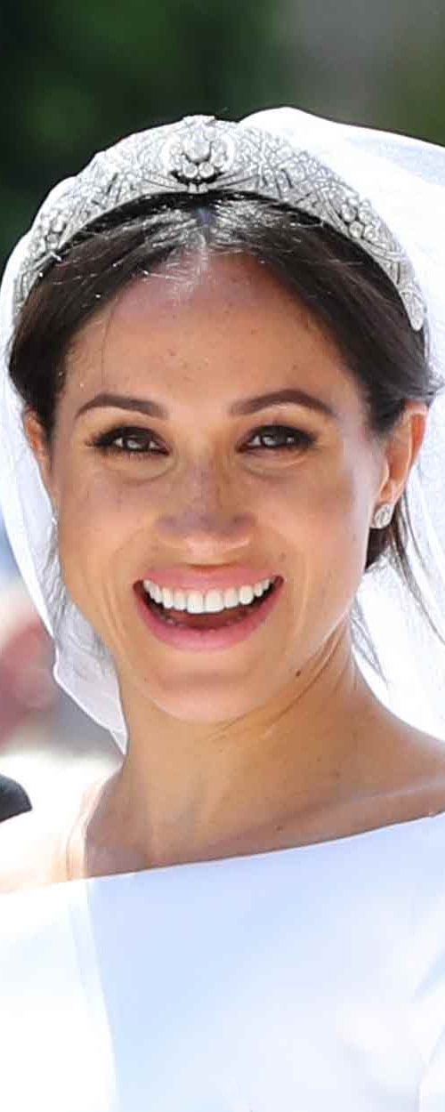 Queen Mary's Diamond Bandeau Tiara as seen on Meghan Markle, the Duchess of Sussex