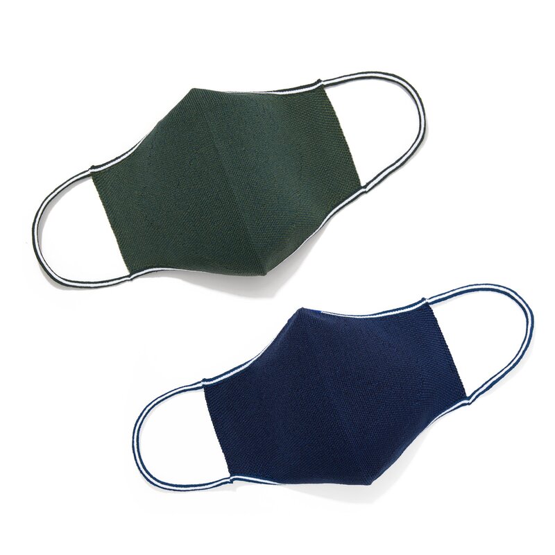 Rothy's 2-Pack Face Mask In Olive And Navy