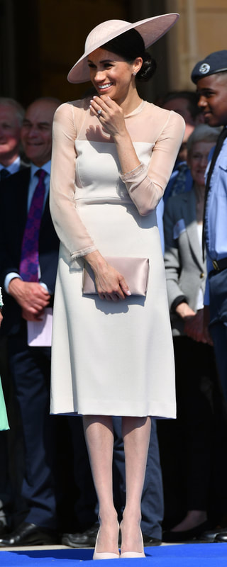 Goat Flavia Dress as seen on Meghan Markle, the Duchess of Sussex at Buckingham Garden Party 2018