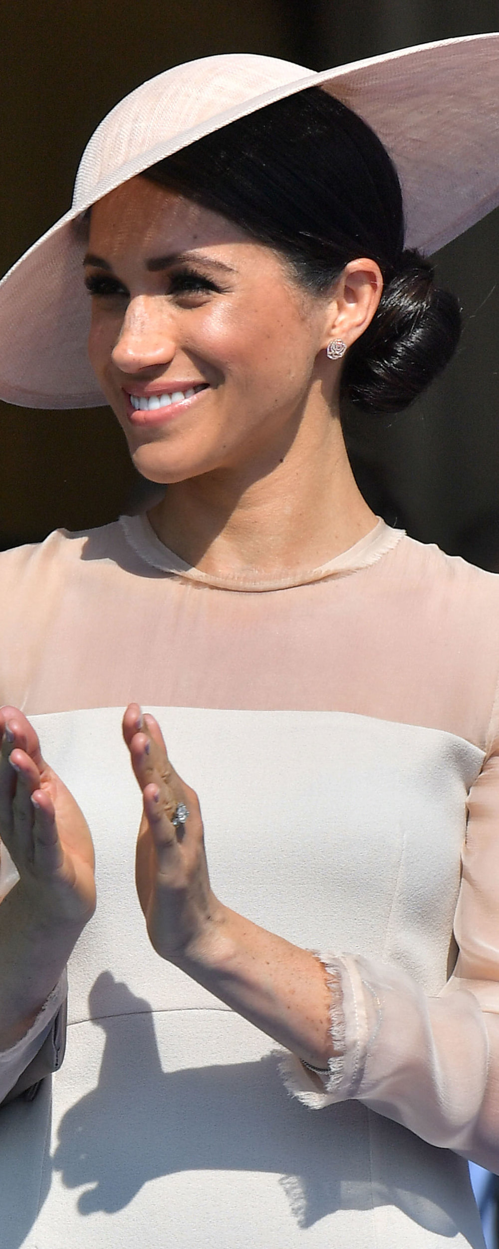 Vanessa Tugendhaft Idylle La Rose Diamond Earrings as seen on Meghan Markle, the Duchess of Sussex