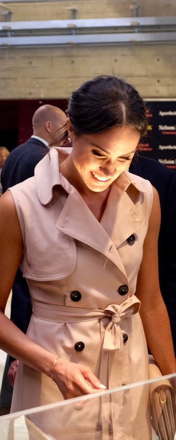 Zofia Day Open Diamond Cuff as seen on Meghan Markle, the Duchess of Sussex at Nelson Mandela exhibition