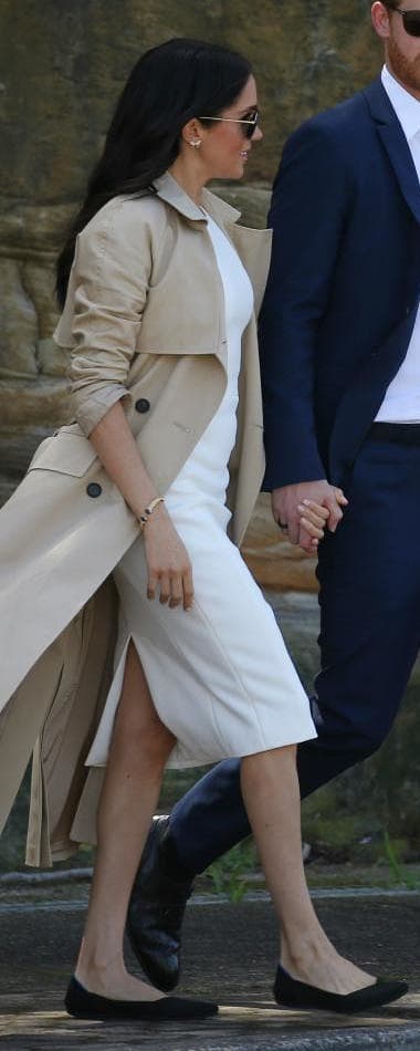 Rothy's Black Solid Flats as seen on Meghan Markle, the Duchess of Sussex in Sydney Australia