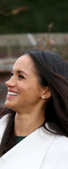 Les Plaisirs de Birks Yellow Gold and Opal Earrings as seen on Meghan Markle for engagement announcement