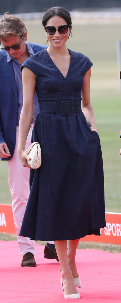 J.Crew Fan Rattan Clutch as seen on Meghan Markle, the Duchess of Sussex at Sentebale Polo Cup 2018