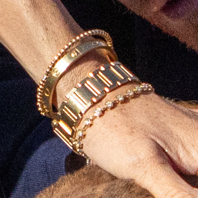 Meghan Markle wears Ariel Gordon Diamond Hex Tennis Bracelet