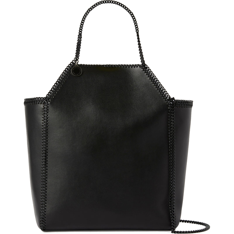 Stella McCartney Falabella Black Fine Chain Mini Tote - Meghan Markle's  Handbags - Meghan's Fashion