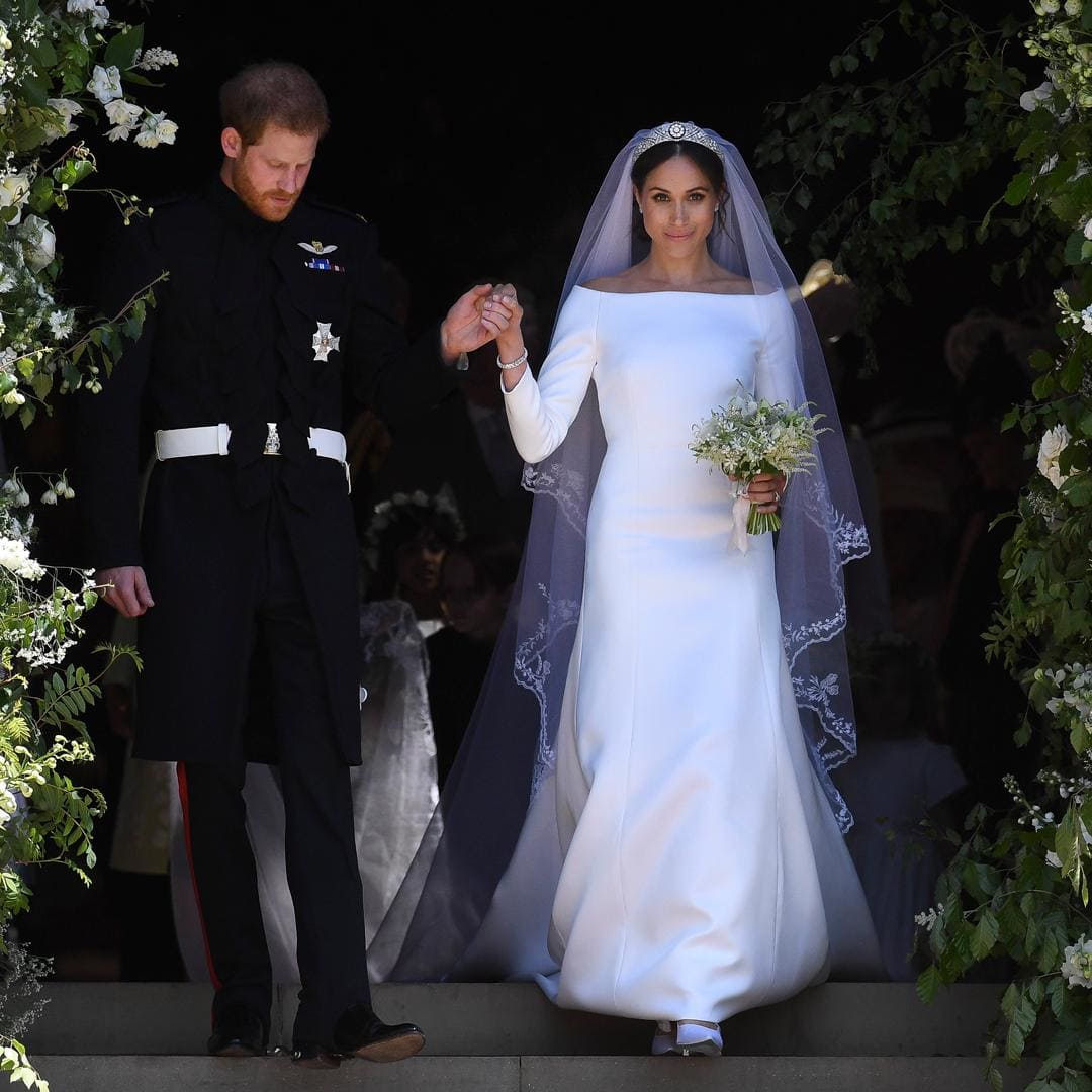meghan markle outfit at wedding