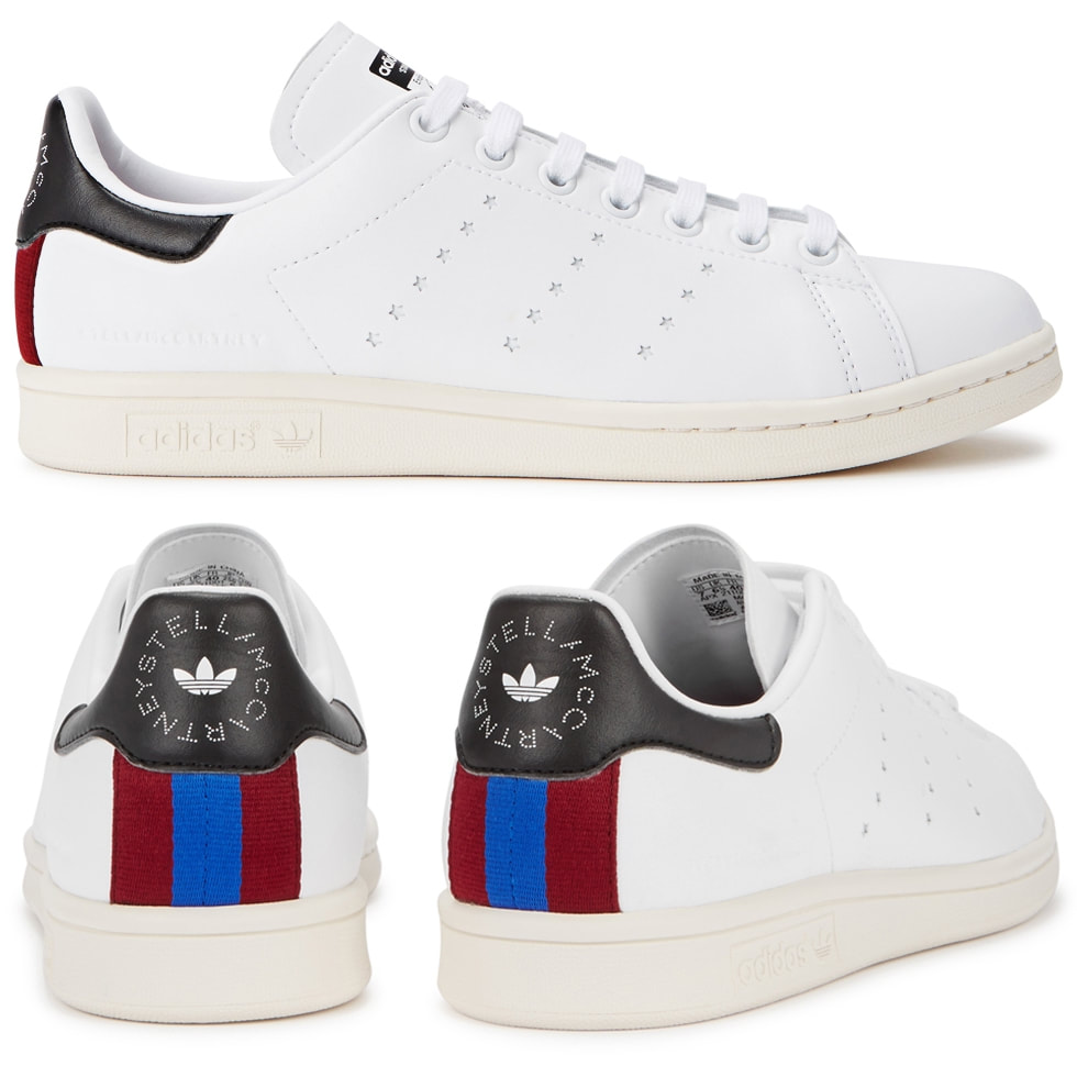 Koe uit verkoopplan Stella McCartney x Adidas Grosgrain-Trimmed Faux Leather Sneakers - Meghan  Markle's Shoes - Meghan's Fashion