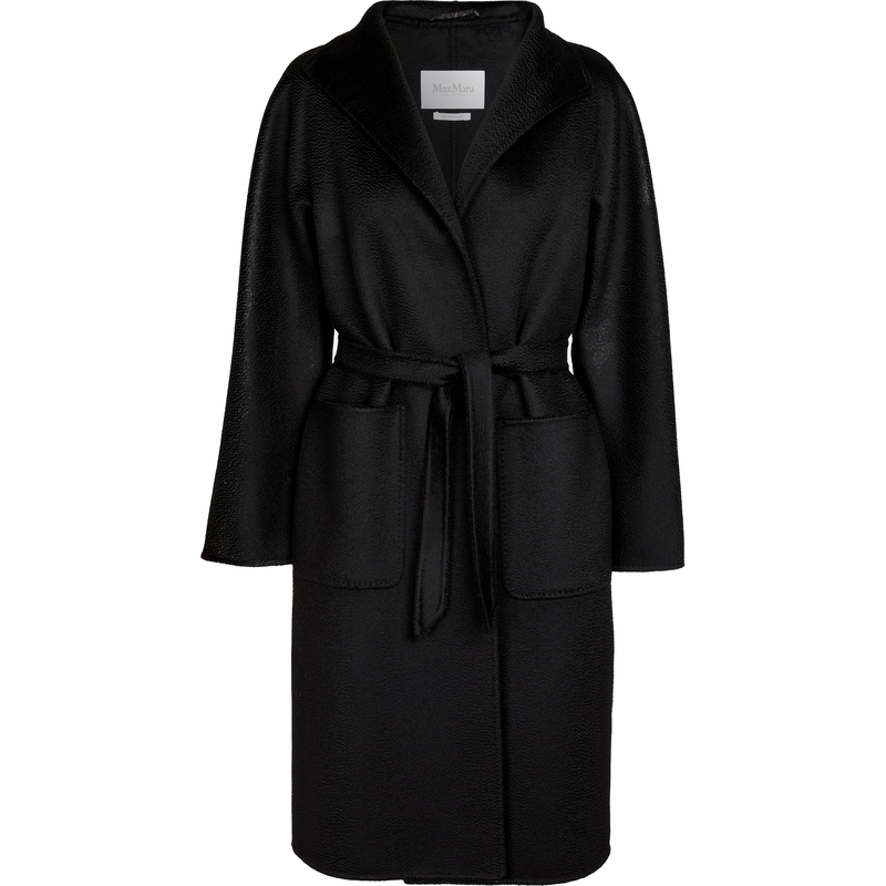 Max Mara ‘Lilia’ Cashmere Coat in Black