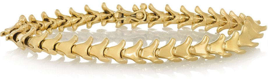 Shaun Leane Gold Thin Serpent Bracelet as seen on Meghan Markle