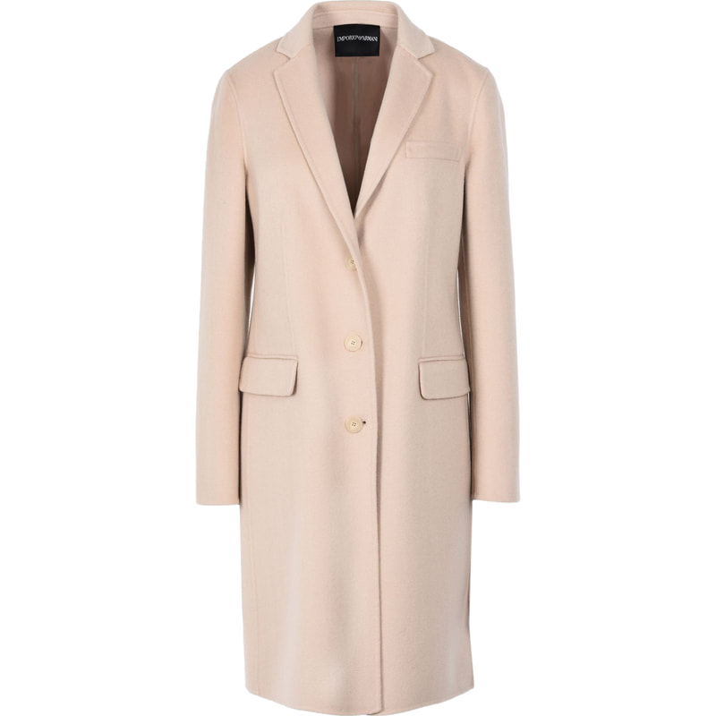 Emporio Armani Cashmere Double Cloth Coat - Meghan Coats - Meghan's Fashion