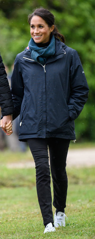 Stella McCartney x Adidas Grosgrain-Trimmed Faux Leather Sneakers as seen on Meghan Markle, the Duchess of Sussex