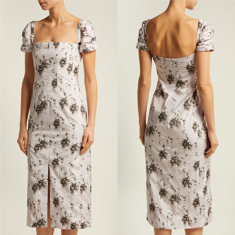 Brock Collection Odilia Floral-Print Dress