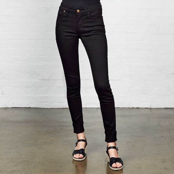 Hiut Denim The Dina Black Skinny Fit High Waist Jeans
