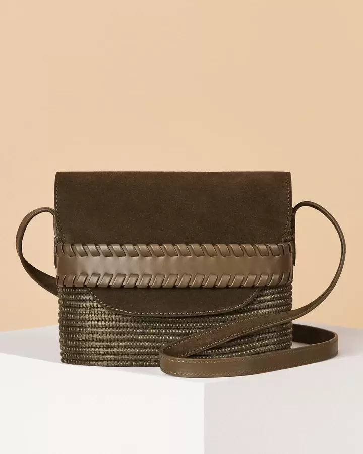 Cesta Collective Crossbody Bag in Olive Grove 