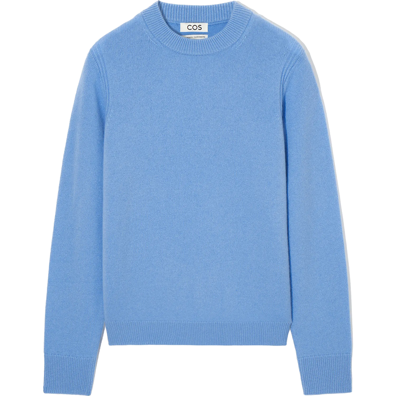 COS Pure Cashmere Sweater in Light Blue