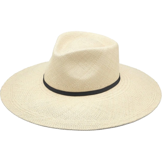 Cuyana Wide Brim Panama Hat In White