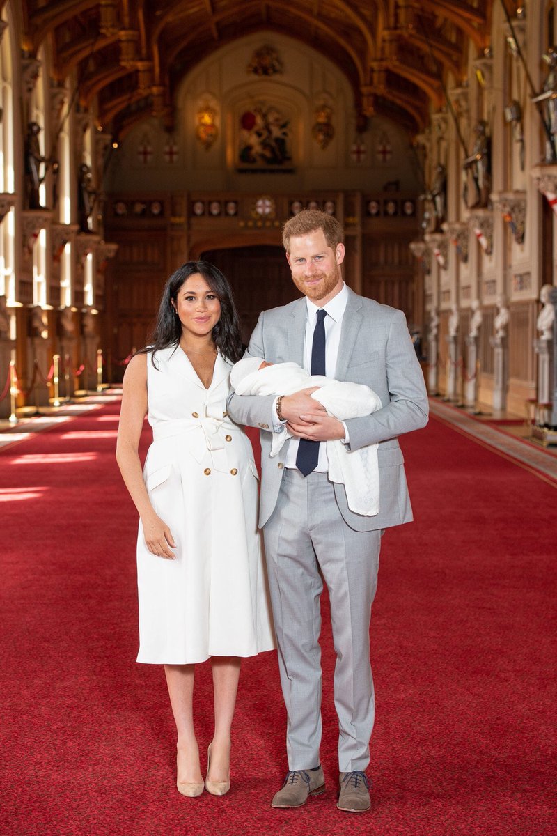 Duke and Duchess of Sussex Meghan Markle and Prince Harry show off Baby Sussex