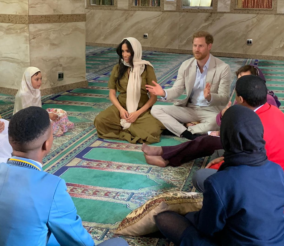 ​Meghan and Harry visited Auwal Mosque