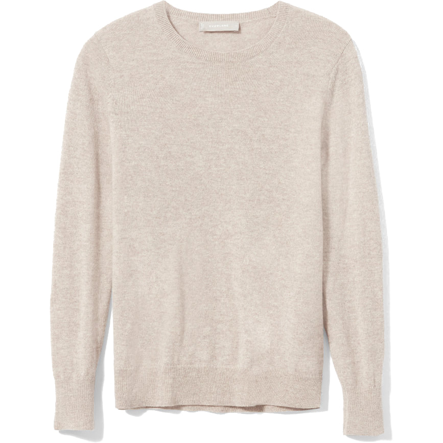 Everlane The Cashmere Crew Oatmeal Sweater