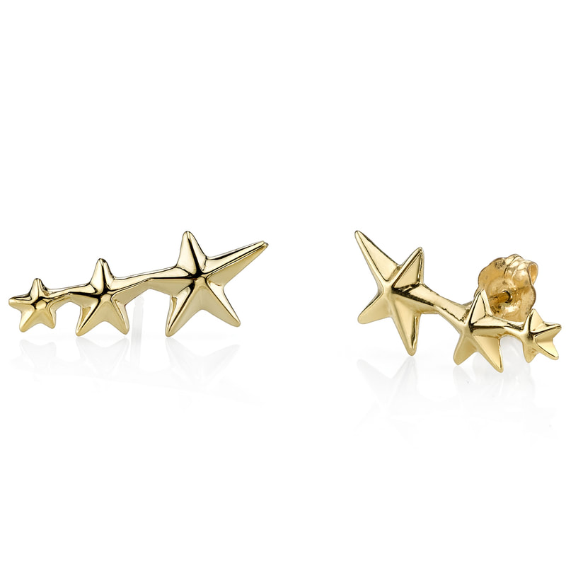 Gabriela Artigas Triple Shooting Star Earrings