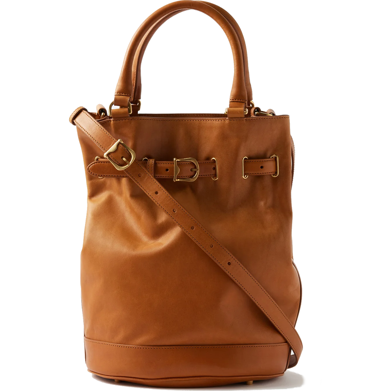 Giuliva Heritage ‘Secchiello' Bag In Tan Leather