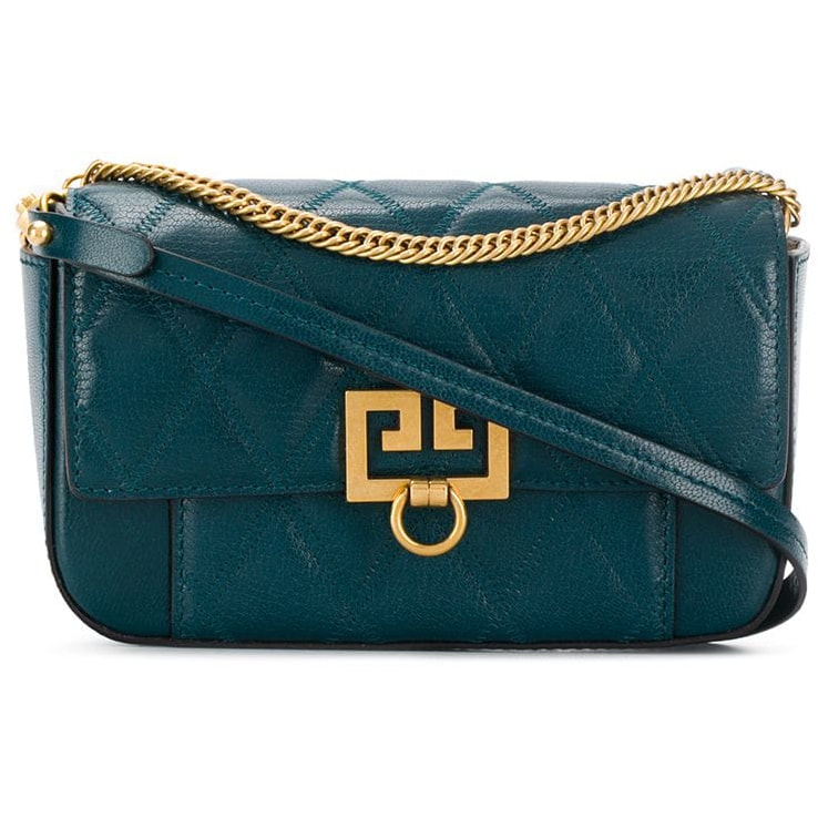 Givenchy Mini Pocket Quilted Bag in Prussian Blue