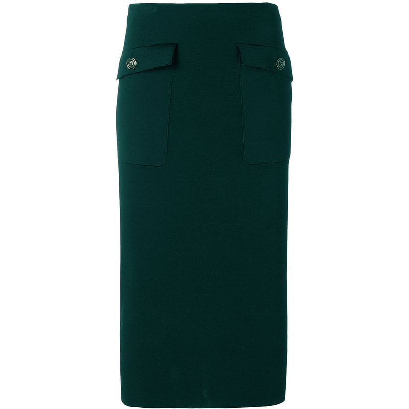 Givenchy Patch Pocket Pencil Skirt