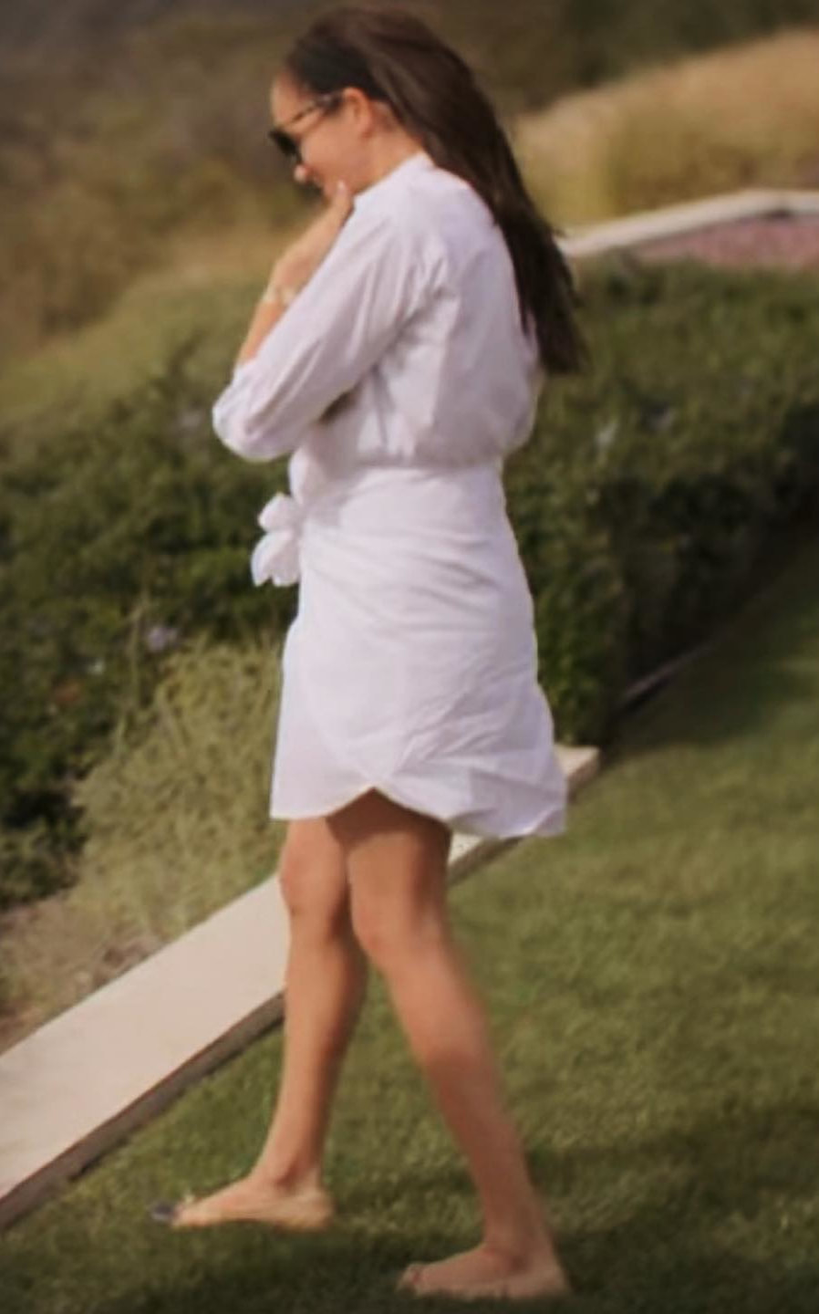 Meghan Markle wears white Veronica Beard ‘Roanoke’ shirtdress