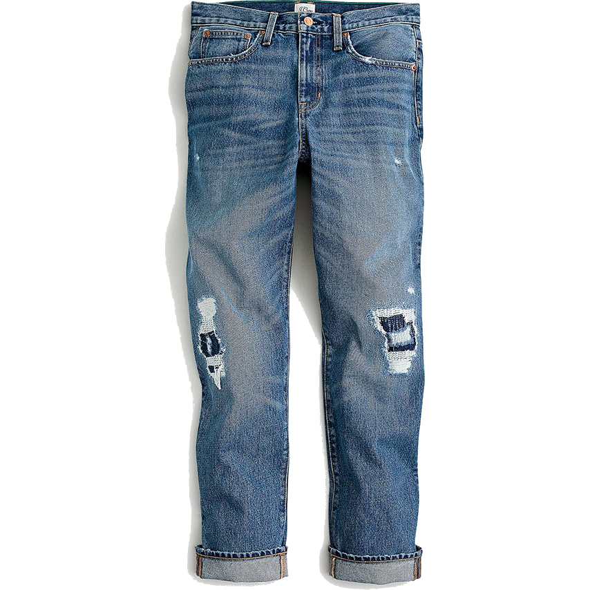 J.Crew Slouchy Boyfriend Jeans in Putnam Wash