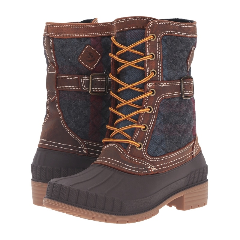Kamik 'Sienna' Boots in Dark Brown Leather