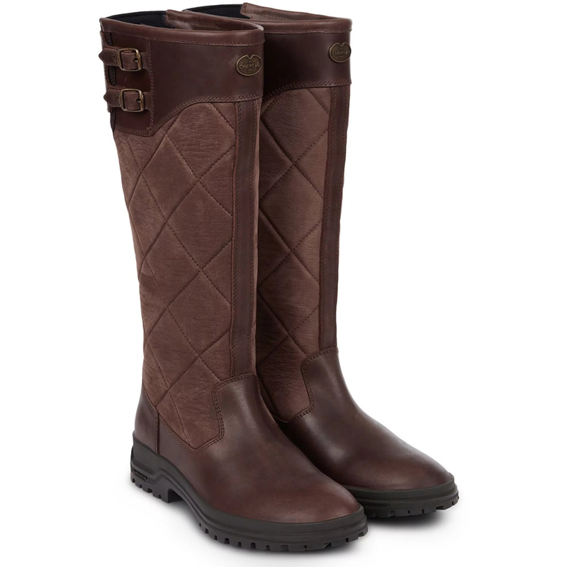 Le Chameau 'Jameson' Caramel Quilted Boots