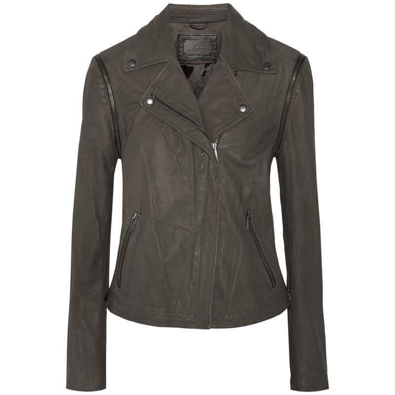 LINE Franklin Convertible Grey Leather Jacket