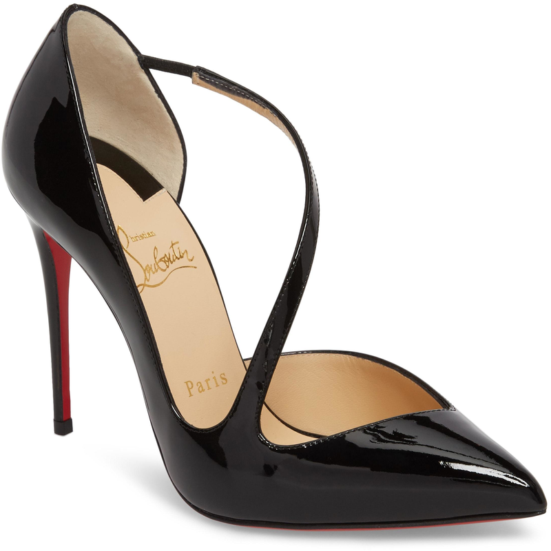 Louboutin ‘Jumping 100’ Pumps in black patent