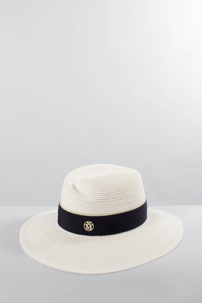 Maison Michel Ivory Straw VIRGINIE Hat