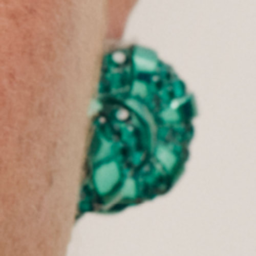 Meghan Markle wears Lanvin Melodie Earrings in Green