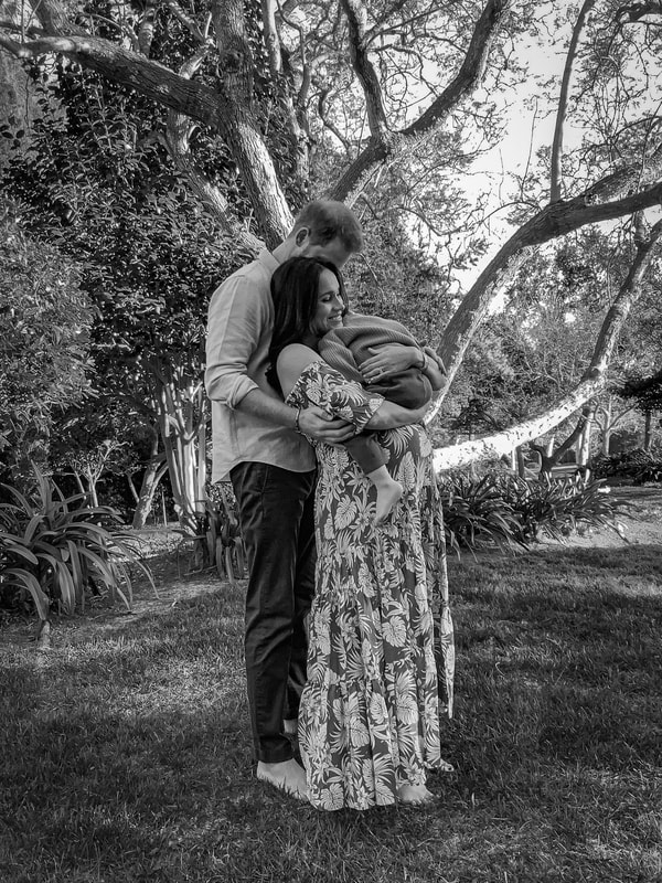 A new photo of the Duke and Duchess of Sussex with little Archie has been shared by their photographer Misan Harriman to celebrate the news that they are expecting a baby girl. Meghan Markle wore La Ligne Pyper Dress