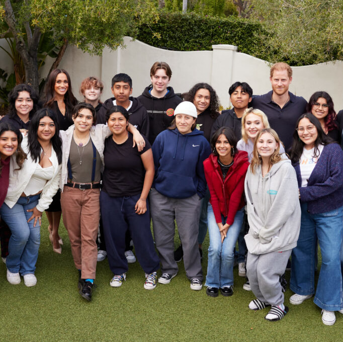 Meghan Markle and Prince Harry visited local youth group AHA! Santa Barbara to mark Mental Health Awareness Month on 15 May 2023