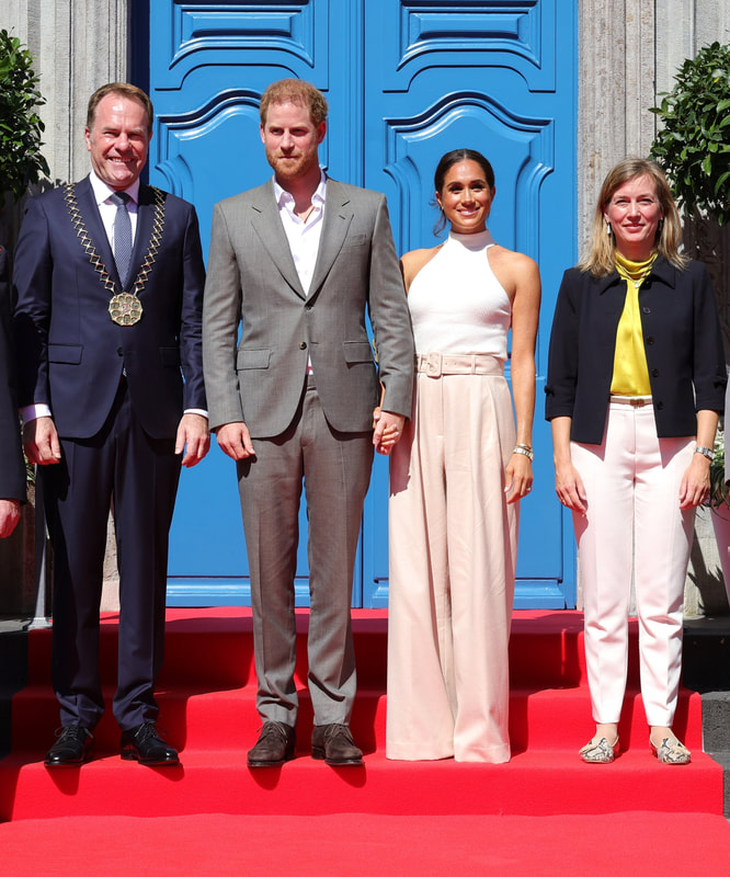 Prince Harry and Meghan Markle, the Duchess of Sussex attend Invictus Games Dusseldorf 2023 One Year to Go event on 6th September 2022