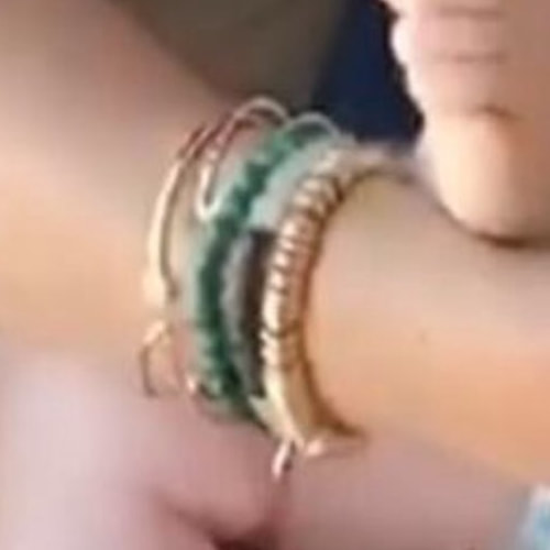Meghan Markle stack of bracelets